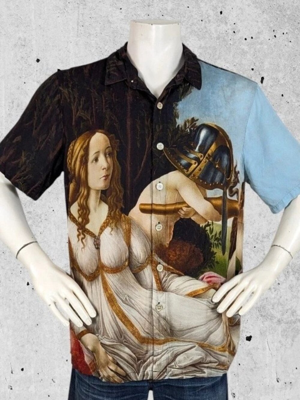 Very Rare War and Peace Shirt Size XXL Art Theme